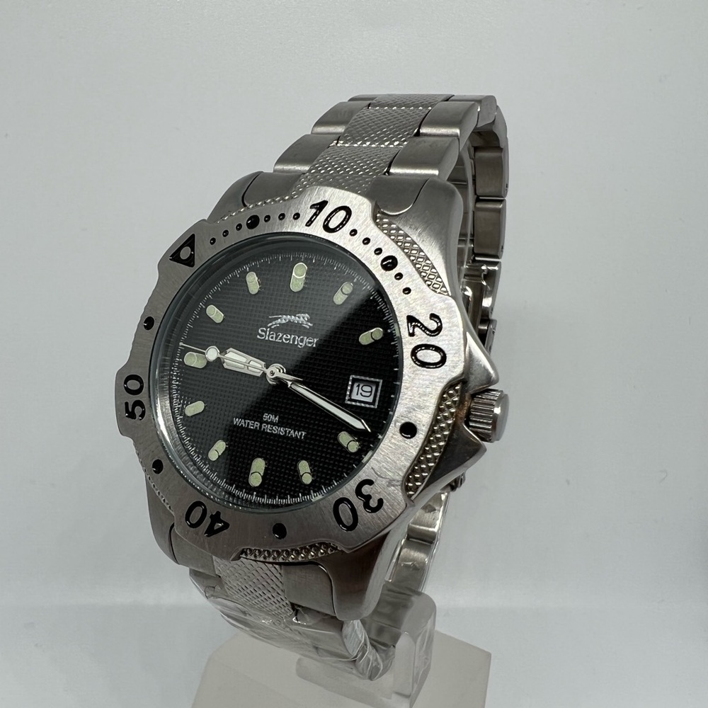 Black/Green Slazenger Watch